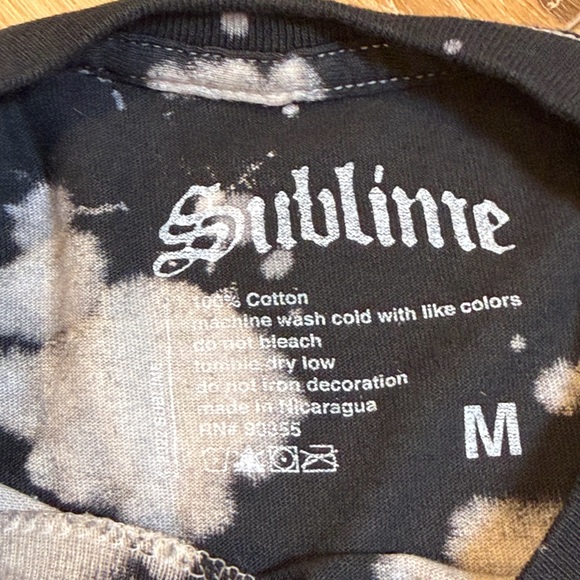 Sublime 40 Oz. To Freedom Sun Bleach-Dyed T-Shirt size Medium - Picture 3 of 6
